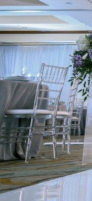 Rented the clear chivari chairs   Delivery to venue and same day pick up