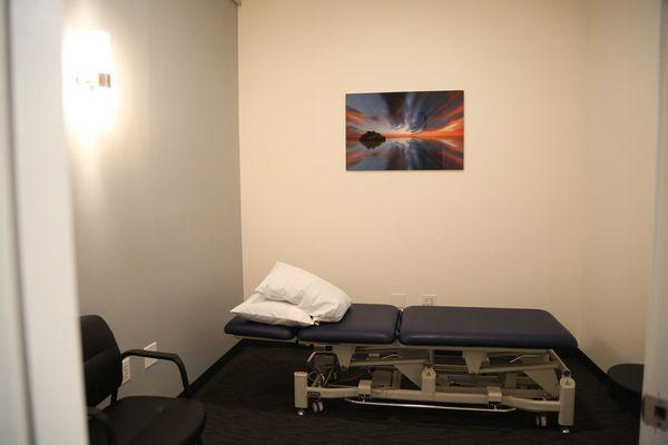 Private treatment rooms