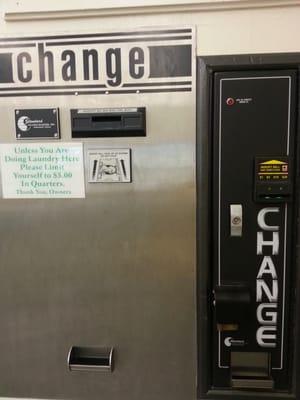 Change machine