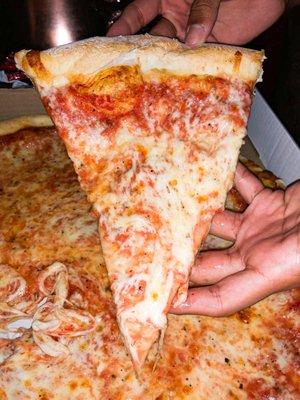 Plain Cheese Pizza Slice