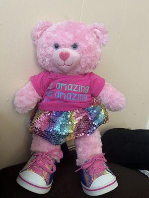 My build a bear of my mother, with her sock and her voice inside. I love you murtz