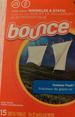 Bounce Dryer Sheets