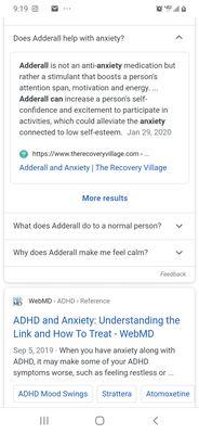 Proof: adhd & anxiety DO appear in many people who have ADHD & ADDERALL HELPS both of these when the adhd is the cause