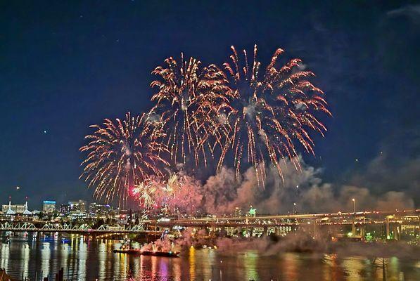 Blues Festival July 4th fireworks