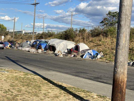 Base Camp 1 block from hotel.