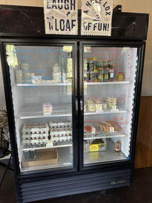 Refrigerated items for purchase