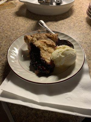 Blueberry pie