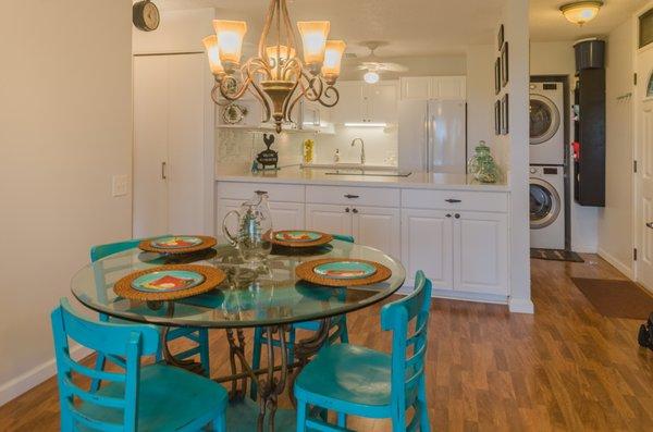 Condo Kitchen Dining Area HDR Photograph