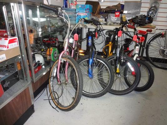 Used bikes - Schwinn, Trek and more.  Many different sizes.