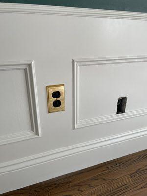 Moved outlet