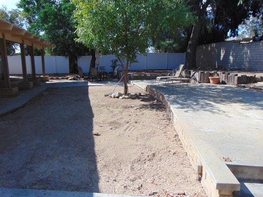 Backyard in Evolve Detox and Rehab