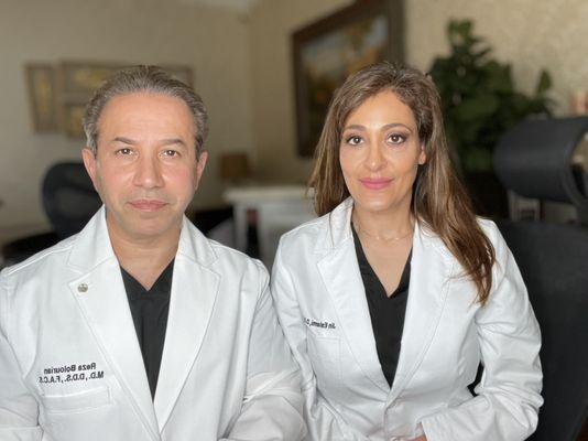 Dr. Bolourian and Dr. Eslami