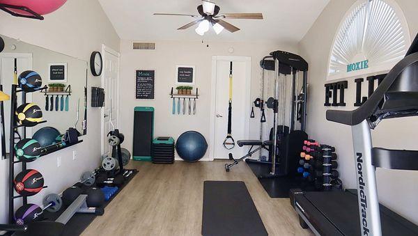 Beautiful private studio gym!