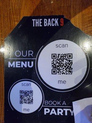 They went to QR codes for the menu...excellent choice!