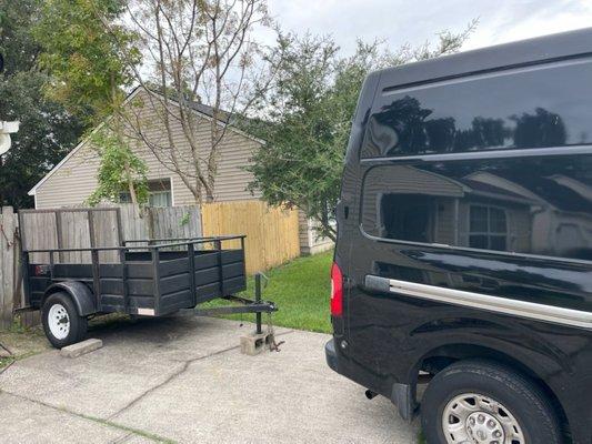 The trailer we use to load more stuff