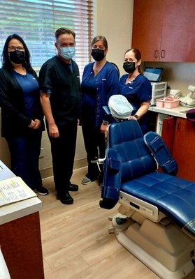 Professional & caring team of Dr. Mark Pledger, oral surgeon.