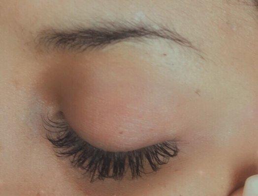 Classic Set Wispy Cat Eye details (closed eye)