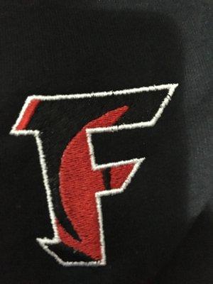 School Embroidery design - stop in and see what we can do for you