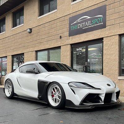 Hand Wash on this Toyota Supra!