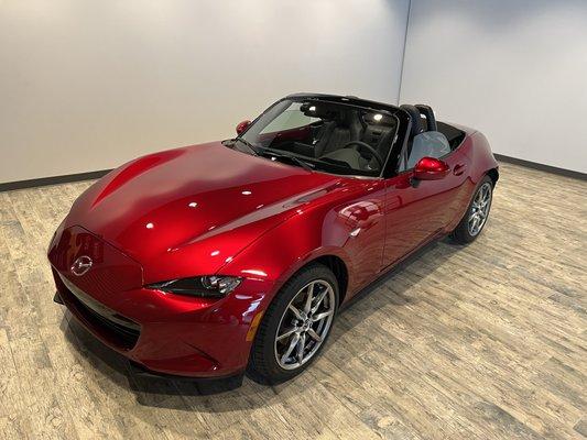 Full front PPF + Doors (2022 Soul Red Crystal Miata)