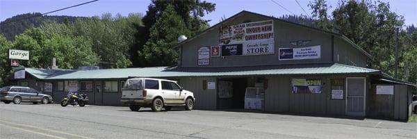 Bar, Restaurant, Store & (not shown) Gas Pumps at The Gorge