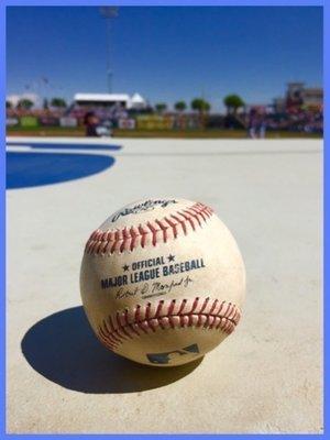 Foul balls are awesome