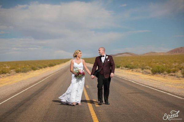 Las Vegas Desert Elopement Photos