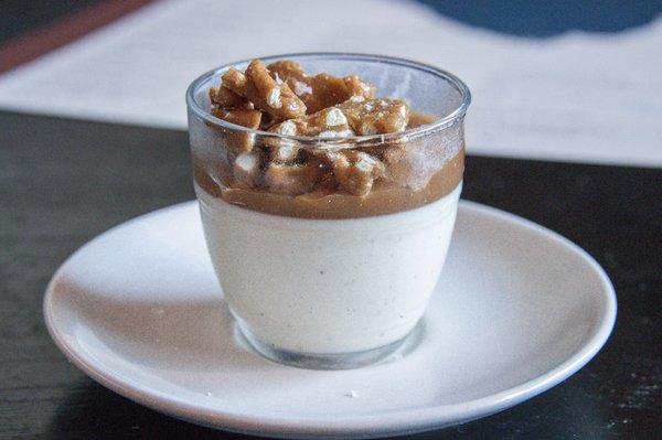 Salted Caramel Panna Cotta