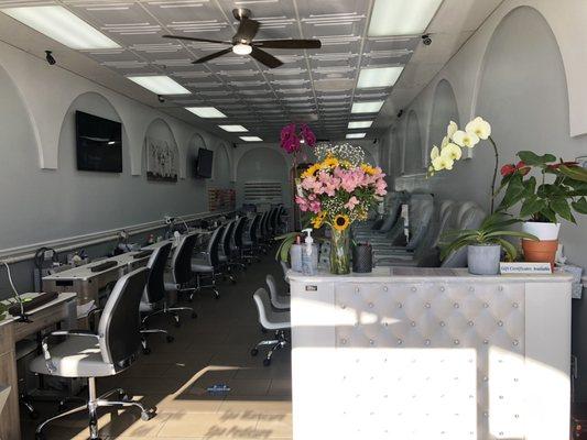 Newly remodeled salon