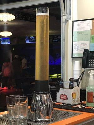 Beer Towers  with beer of the month only $20 for 88oz. Great deal!