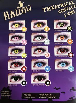 Halloween contact lens!