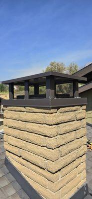 Custom chimney cap