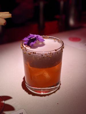 Can't recall the name of this drink, but it was floral and delicious.