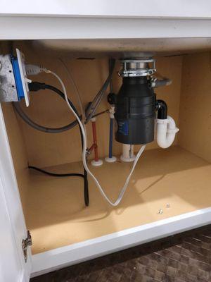 garbage disposal install