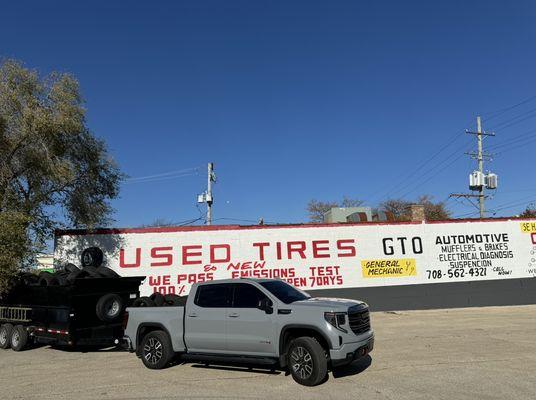 Looking for used tires? Feel free to give us a call ! used and new all sizes !