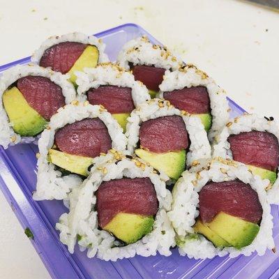 Tuna Avocado Roll: $8.49