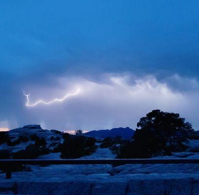 Good spot to watch the sunset and storms.