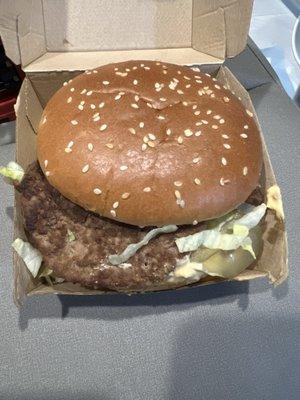 Halfass put my burger together!