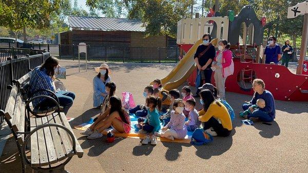 Storytime at the park