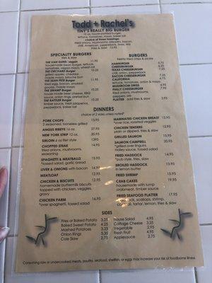 Lunch & Dinner Menu