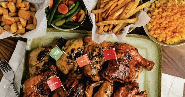 Mouth Watering Peri Peri Chicken with delicious side combo