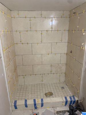 Shower remodel!!