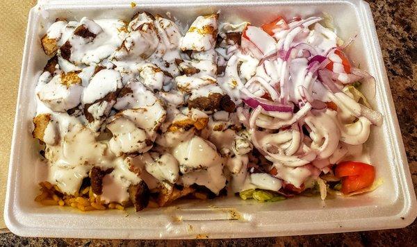 Mixed Shawarma Hala Hala at Gyro King and Wings