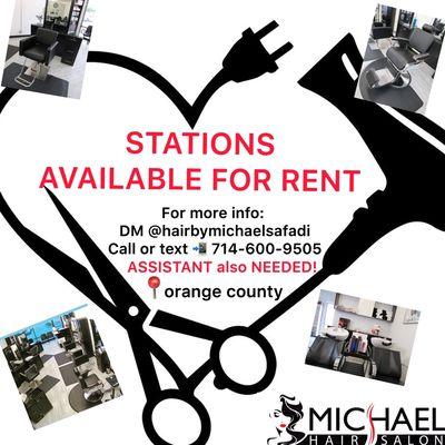 Stations and private room for rent