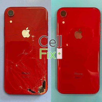 iPhone XR back glass + LCD replacement