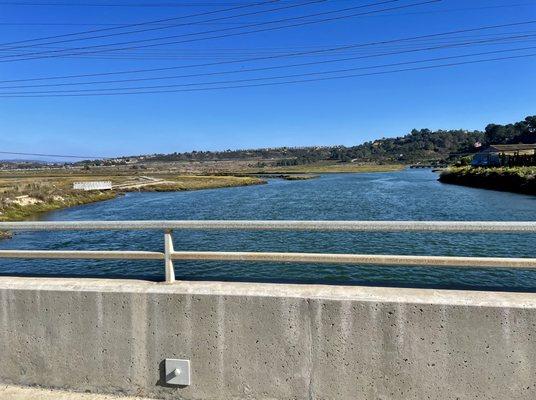 Main side of San Dieguito River.