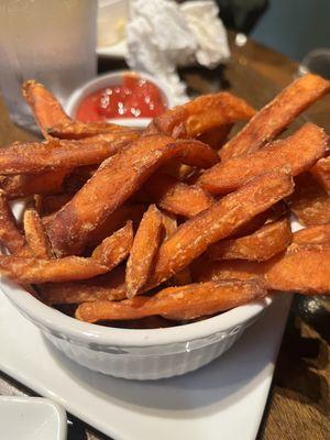 Sweet potato fries definitely a banger!