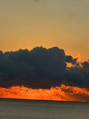 Sunrise from balcony