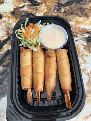 Fried shrimp roll