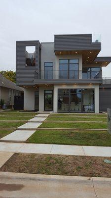 A modern townhome in central OKC